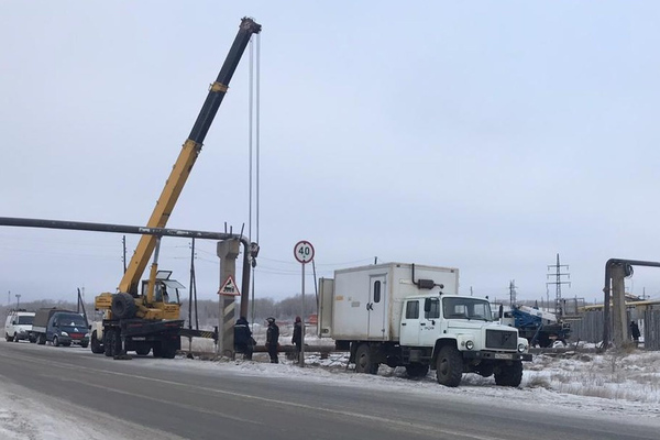 В Красноуральске восстановили газопровод, который повредил грузовик - Фото 1