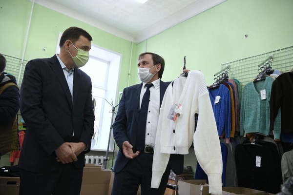 Евгений Куйвашев проинспектировал фабрику, пережившую коронакризис, благодаря поддержке областных властей - Фото 1