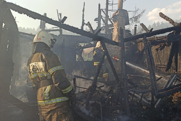 В екатеринбургском садовом товариществе сгорело 13 домов - Фото 1