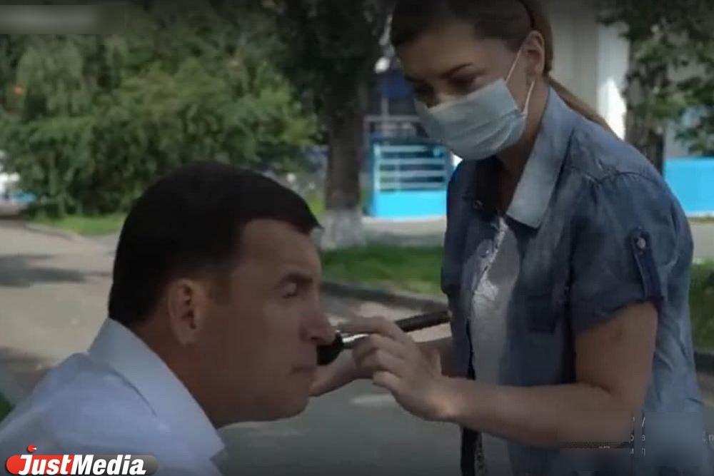 «Мужчины не красятся, их красят». Обратная сторона съемок предвыборного ролика Евгения Куйвашева - Фото 1