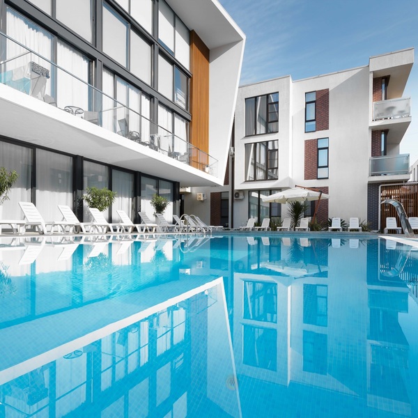 Апартаменты с подогреваемым бассейном в Сочи GP2301 - Фото 1