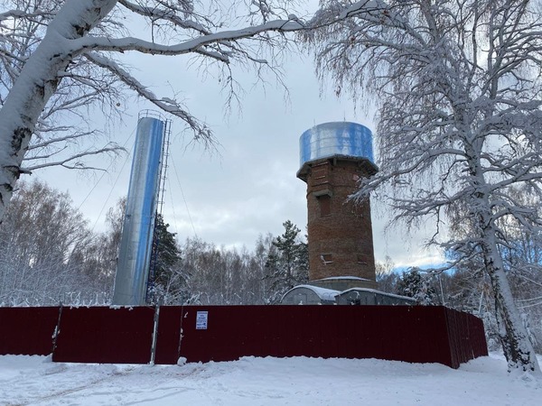 Учалинский ГОК выполнил реконструкцию городской водонапорной башни - Фото 1