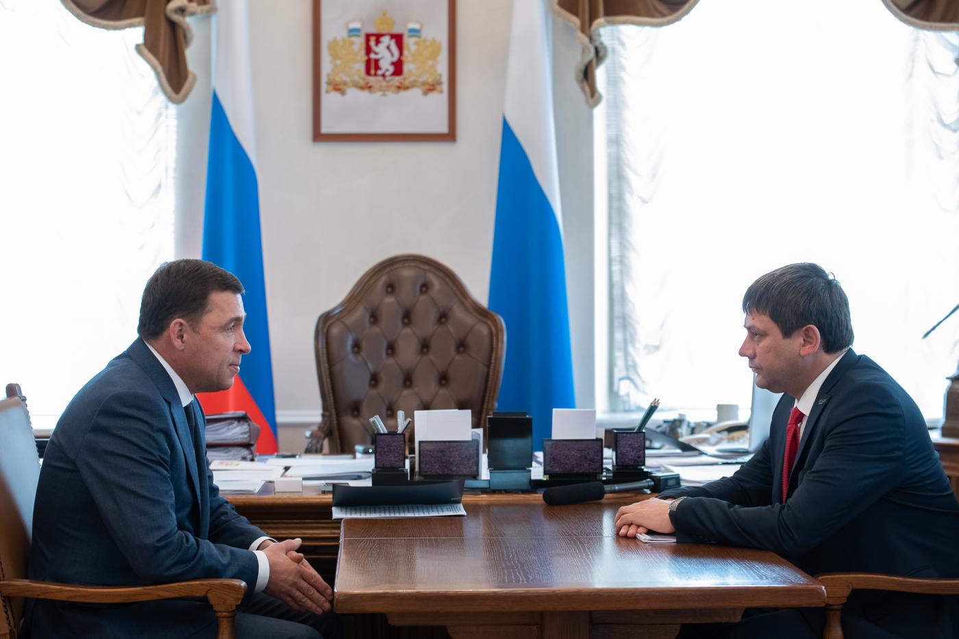 Евгений Куйвашев обсудил с главой компании 'Россети Урал' развитие электросетей в регионе - Фото 1