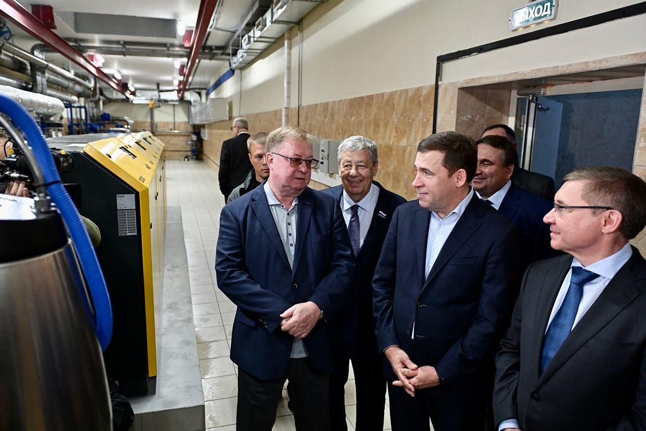 Куйвашев, Якушев и Степашин запустили в Верхних Сергах новые очистные сооружения - Фото 1