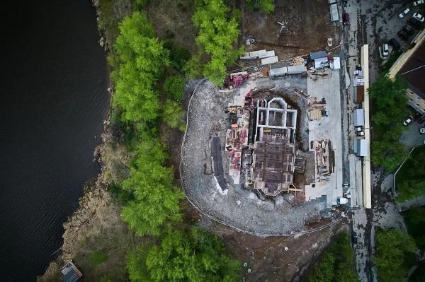 Завершен «нулевой» цикл строительства храма святого князя Александра Невского в Алапаевске - Фото 1