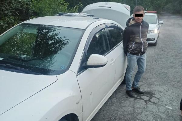 В Екатеринбурге инспекторы ГИБДД задержали пьяного водителя, который прятался от них в лесу в одних трусах - Фото 1