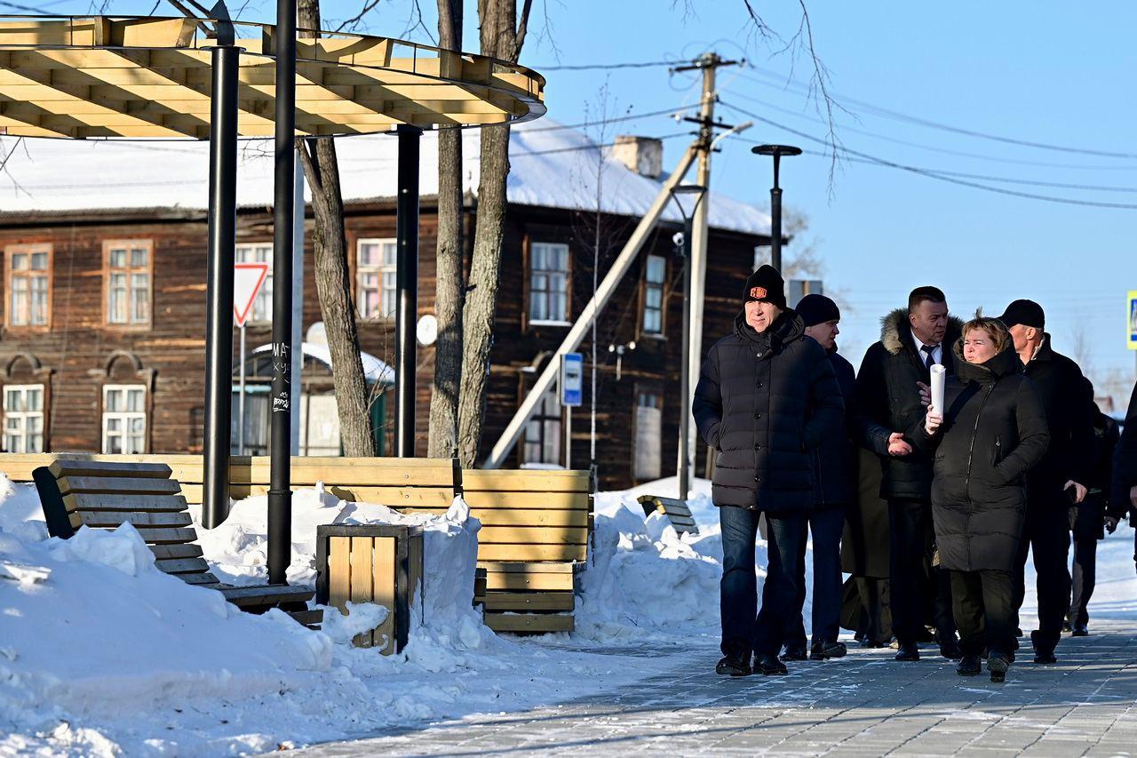 Евгений Куйвашев дал высокую оценку благоустройству Верхотурья - Фото 1