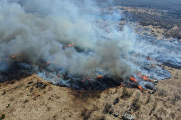 Причиной страшного пожара в Сосьве стало небезопасное сжигание опилок