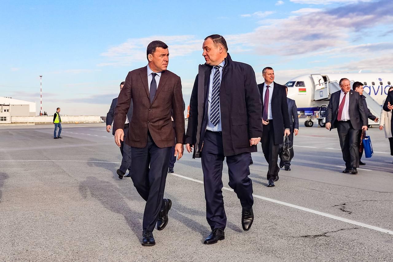 Евгений Куйвашев обсудил с премьером Белоруссии Головченко подготовку к ИННОПРОМу - Фото 1