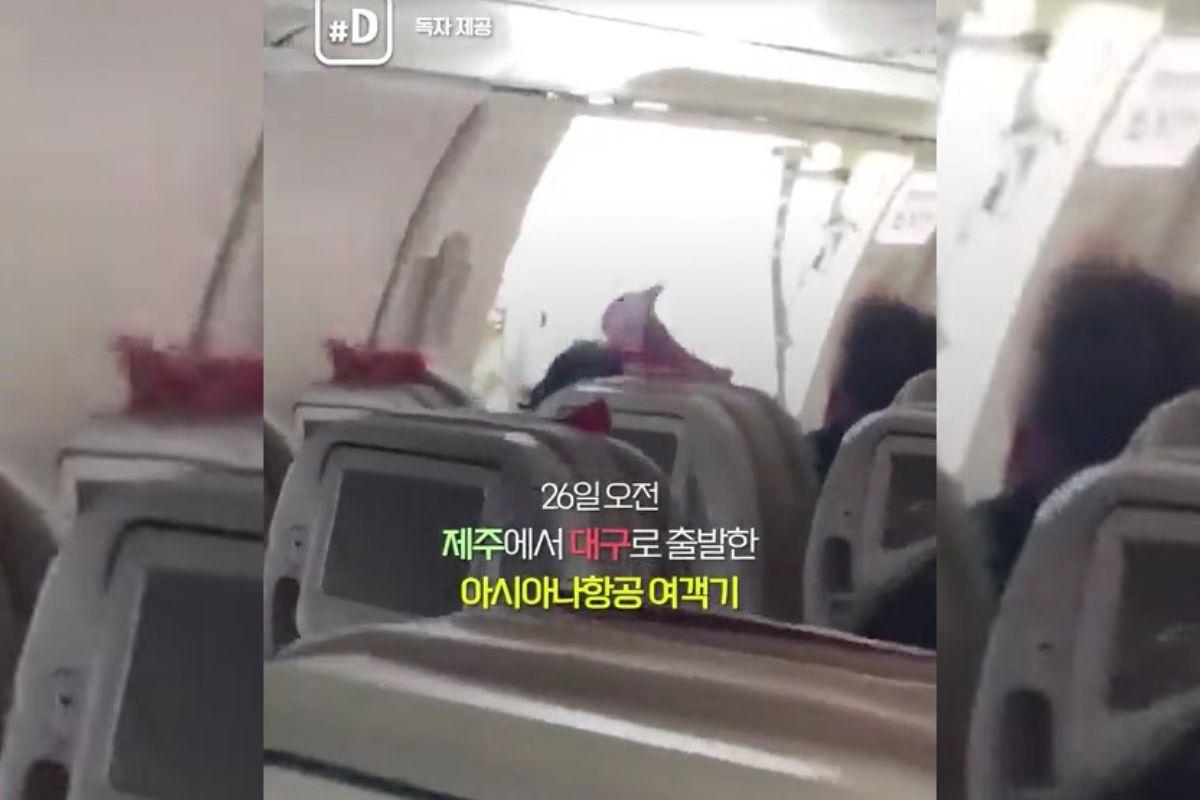 В Южной Корее во время полета Asiana Airlines в воздухе открылась дверь самолета - Фото 1