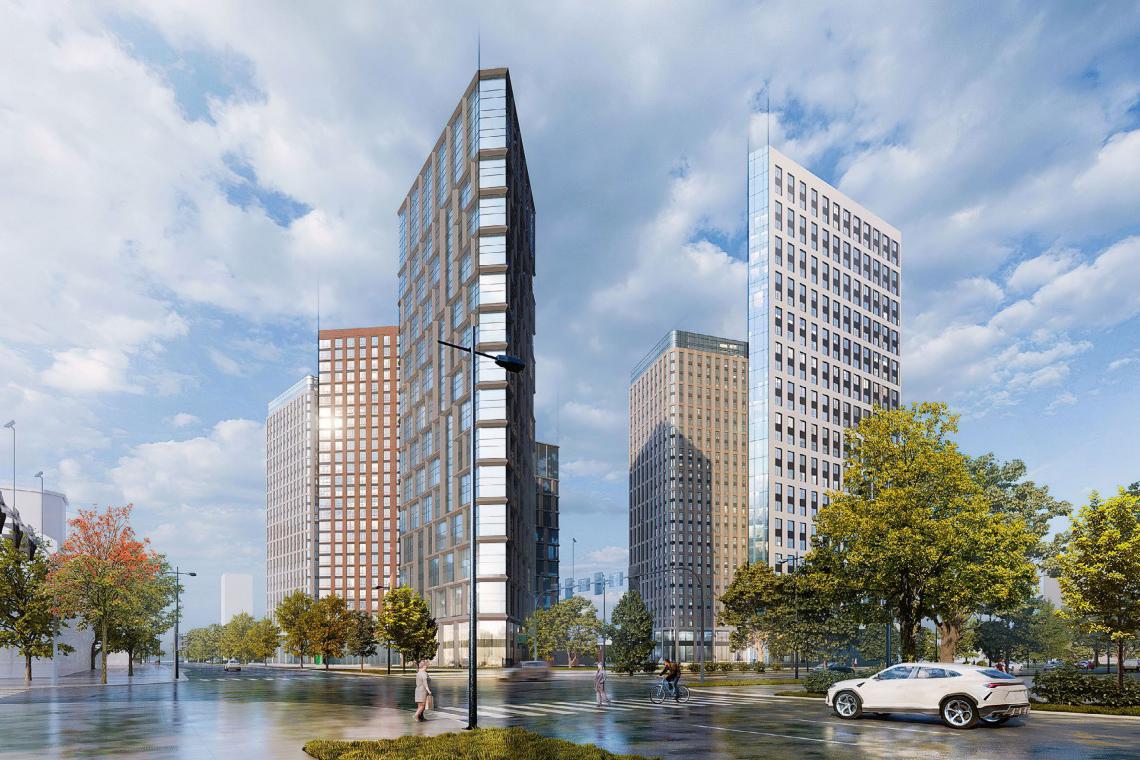 В Екатеринбурге на пустыре на Белинского-Фурманова у набережной Исети постоят шесть высоток - Фото 1