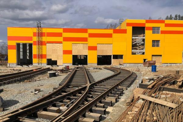 Трамвайное депо для «Львят» стоимостью 1,7 млрд рублей готово на 50%  - Фото 1