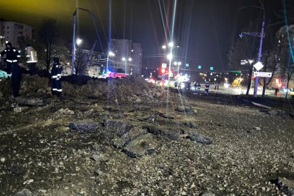В центре Белгорода упала российская авиабомба - Фото 1