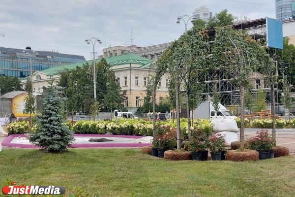 Главная парковка Екатеринбурга вновь превратилась в зеленый сад - Фото 1