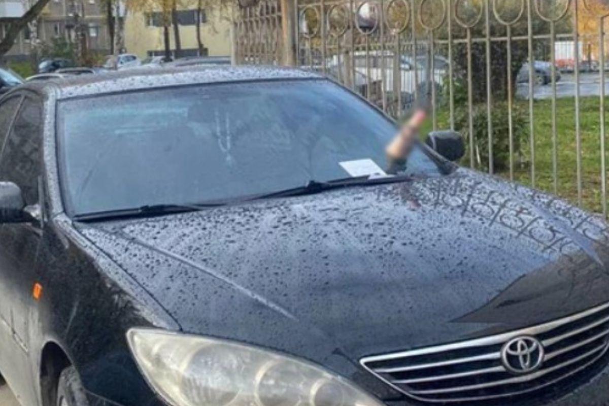 В Екатеринбурге женщина отомстила бывшему, приклеив фаллоимитатор к авто - Фото 1