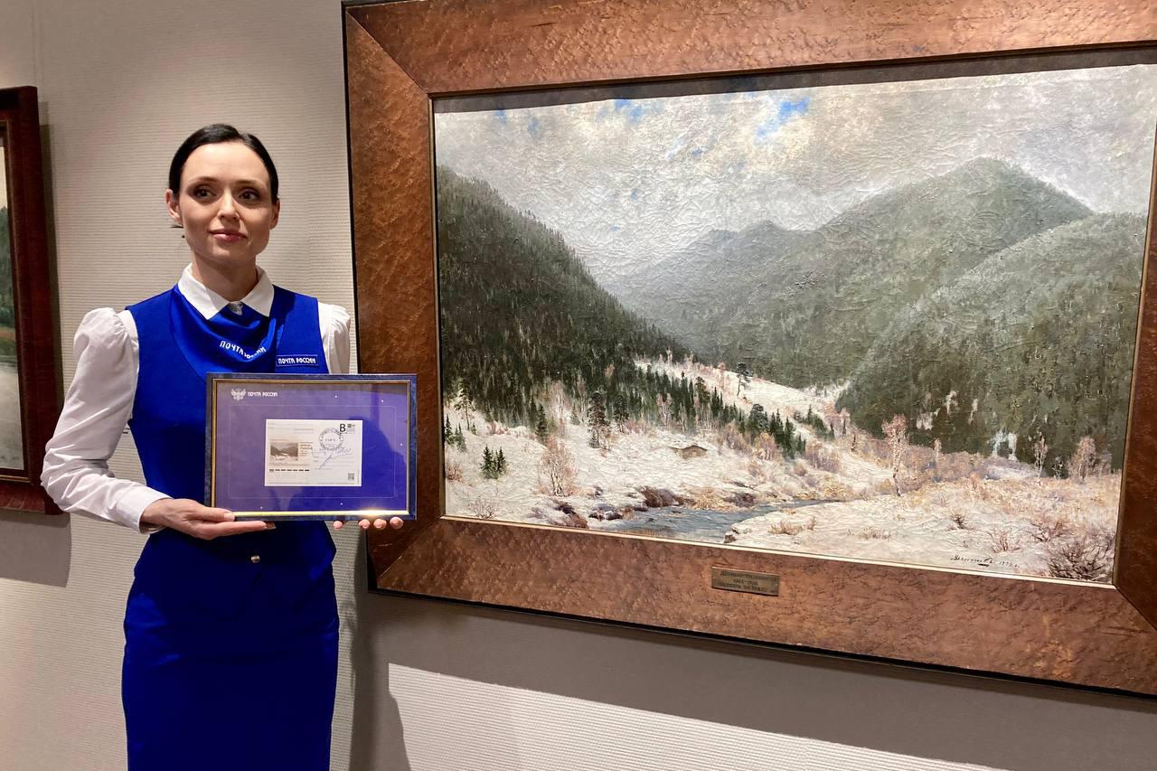 Почта России посвятила праздничную карточку 160-летию уральского камнереза Алексея Денисова-Уральского  - Фото 1