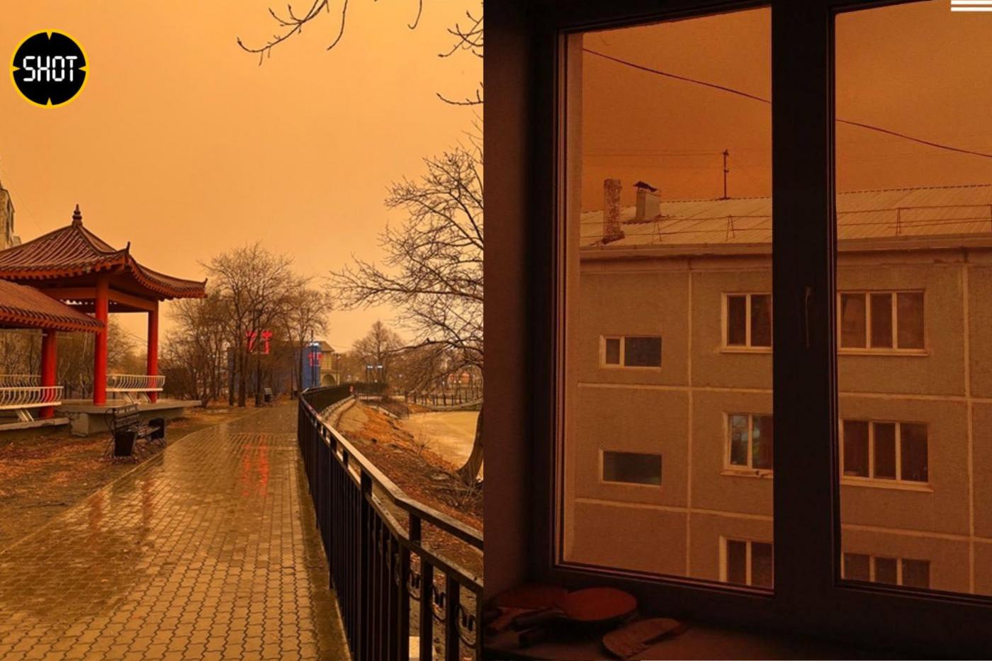 Амурскую область накрыла китайско-монгольская песчаная буря - Фото 1