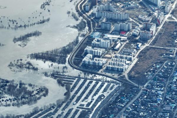Уровень воды в Тоболе вблизи Кургана за стуки вырос почти на два метра