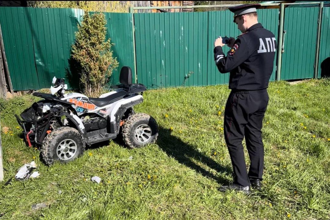 В Свердловской области 8-летний мальчик на квадроцикле попал в ДТП - Фото 1