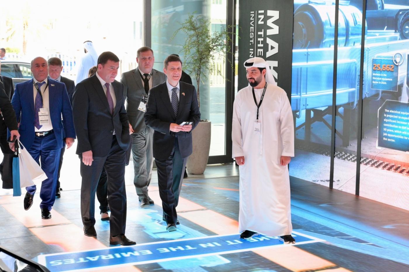 Евгений Куйвашев с арабским министром подготовку к ИННОПРОМу-2024 - Фото 1