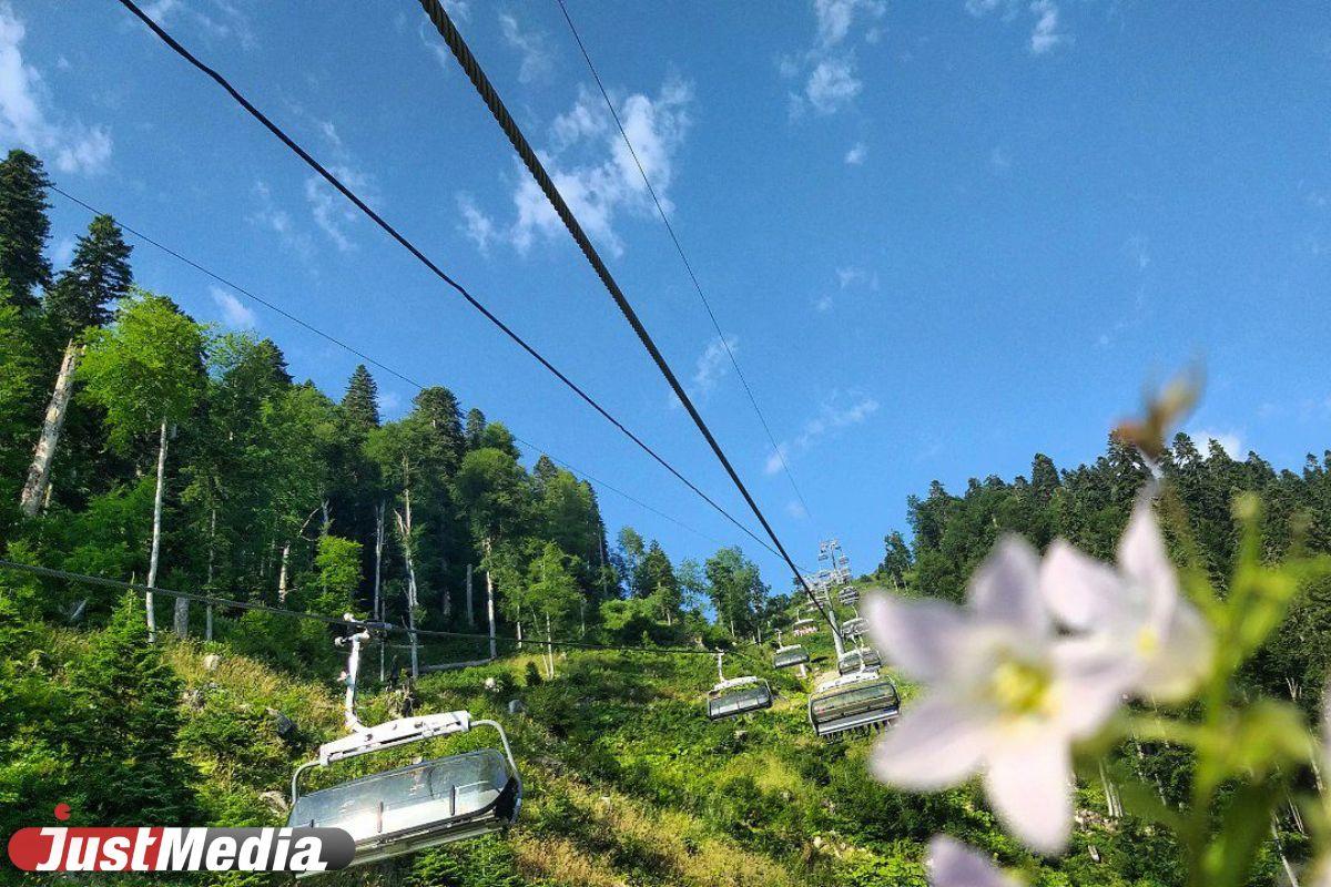 Десятки туристов застряли на канатной дороге «Роза Хутор» в 30-градусную жару - Фото 1