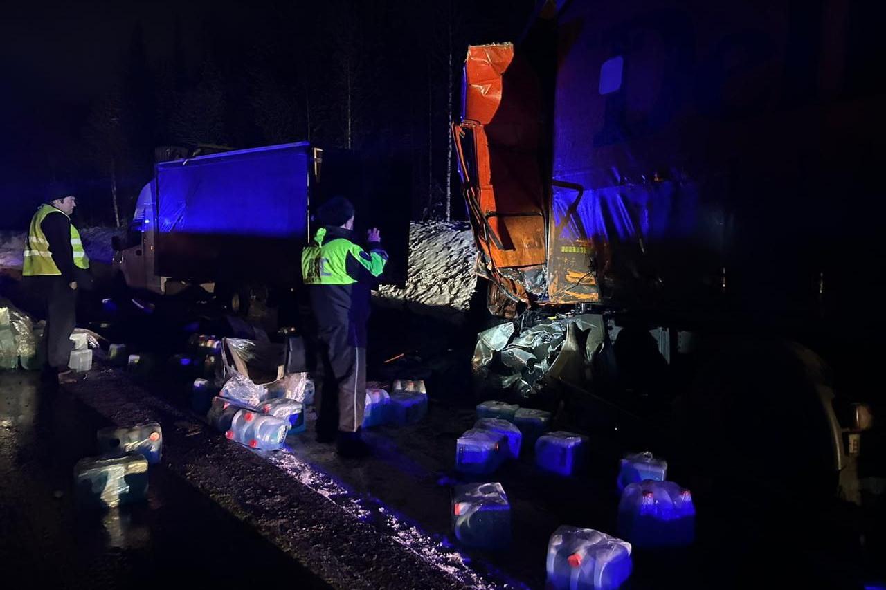 На Московском тракте из-за гололеда в массовом ДТП погиб водитель фуры - Фото 1