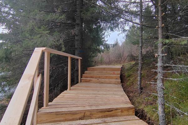 На «Горе Белой» завершается обустройство двух туристических маршрутов - Фото 1