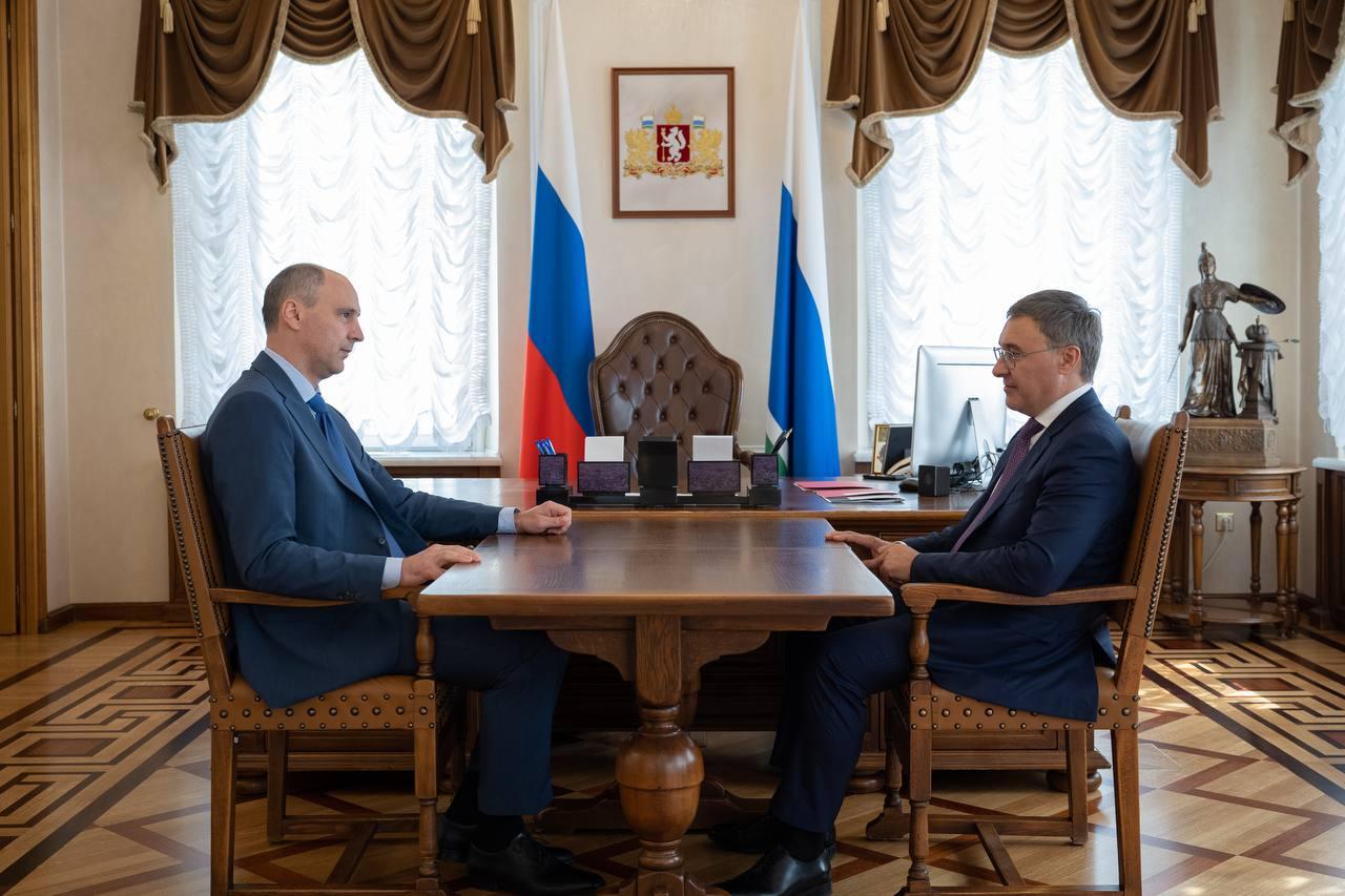 Денис Паслер обсудил с Валерием Фальковым модернизацию уральских вузов - Фото 1