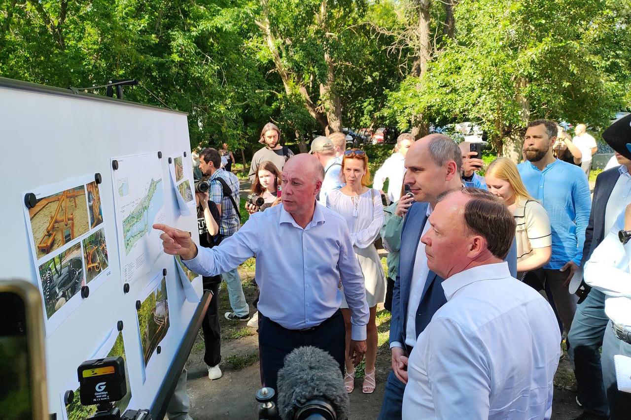 В Екатеринбурге показали, как благоустроят набережную за Макаровским мостом  - Фото 1