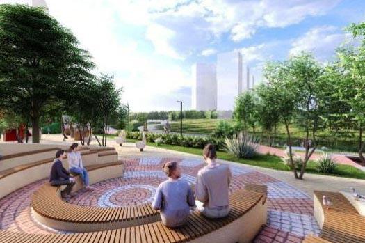 Мосты, пирсы и остров. В Екатеринбурге благоустроят набережную Исети от Лыжников до Павлодарской - Фото 1