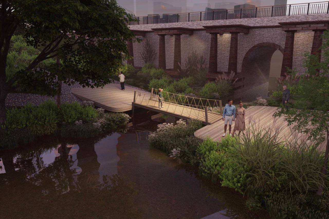 Денис Паслер показал, как улучшил дизайн-проект набережной Ольховки - Фото 1