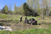 Водитель легковушки разбился, столкнувшись с грузовиком на встречке на трассе под Артемовским