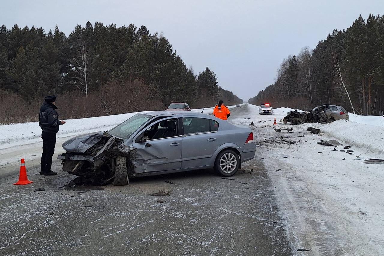 Уснувший за рулем пенсионер покалечил другого пенсионера на трассе под Алапаевском - Фото 1