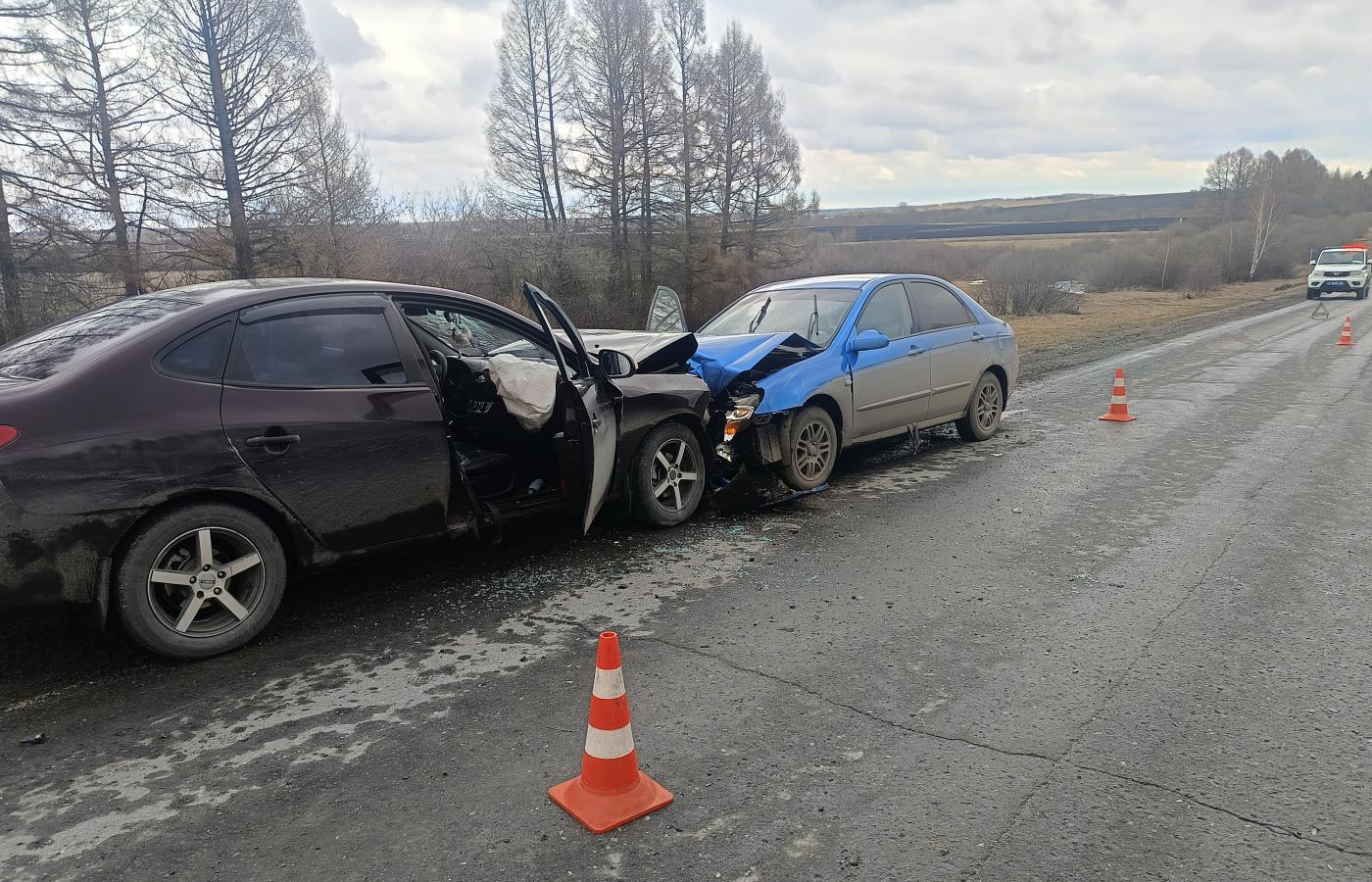  Под Туринском водитель «Хендэ» вылетел на встречную и в ДТП покалечил себя и двух пассажирок - Фото 1