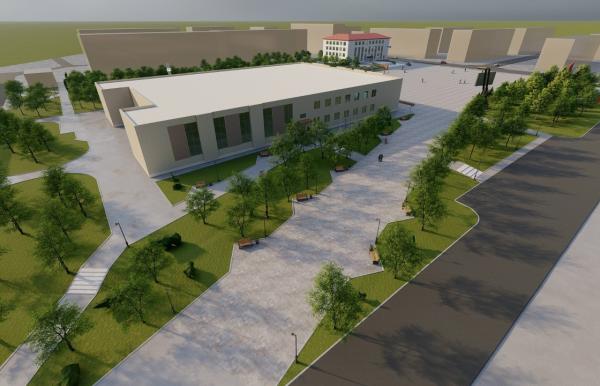 Проект городской площади в Карпинске. ФОТО: ДИП