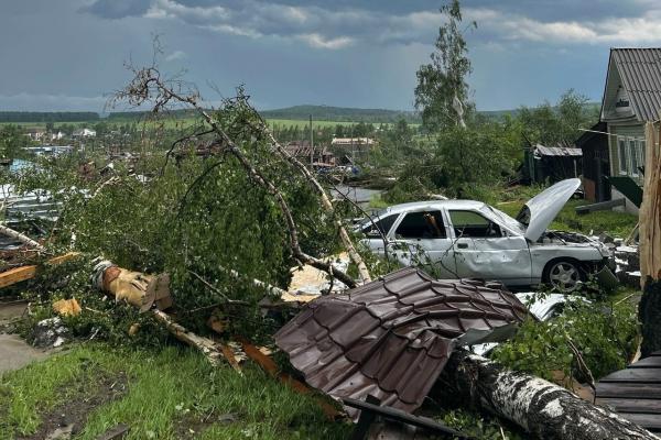 Мощный торнадо оставил без крыши над головой жителей почти 90 домов Кушвы