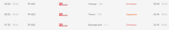 Авиакомпания «РусЛайн» отменила ряд вылетов из Екатеринбурга - Фото 2