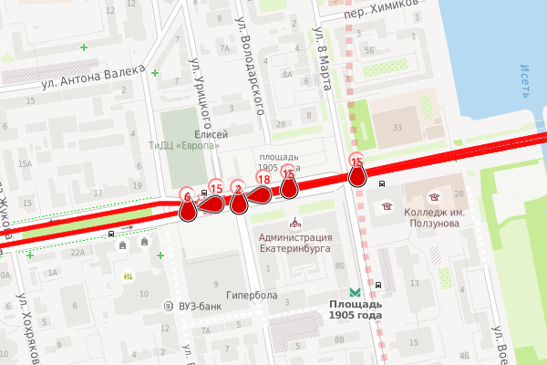 На проспекте Ленина произошла авария с участием автомобиля ДПС - Фото 2