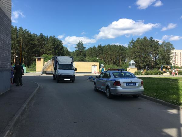 В Академическом водитель фургона сбил женщину с 10-месячным малышом на руках - Фото 2