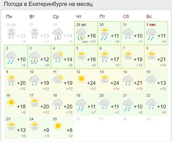 Переобулись. Бабьему лету в Екатеринбурге быть? - Фото 2