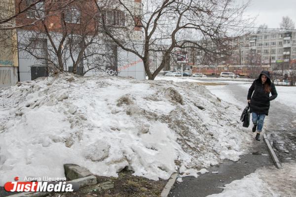 Мэрия Екатеринбурга запустила эксперимент по очистке города от грязного снега - Фото 6