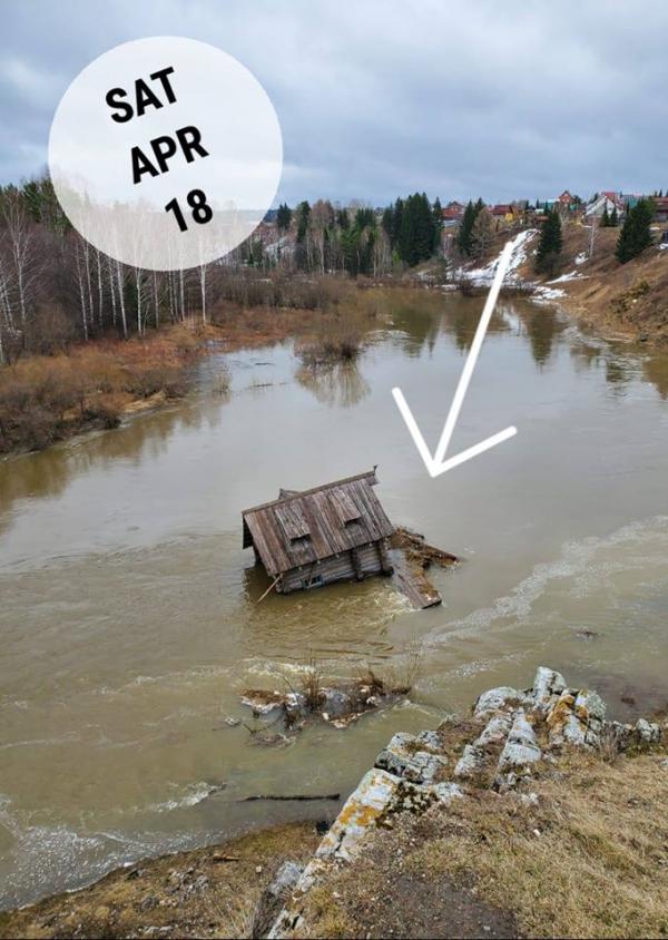 Под Екатеринбургом смыло декорации к сериалу «Угрюм-река» - Фото 2