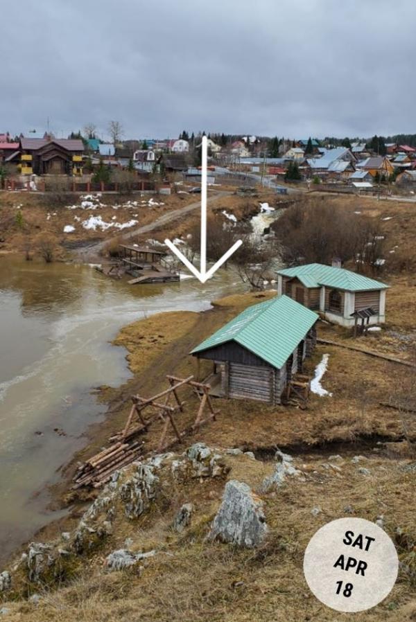 Под Екатеринбургом смыло декорации к сериалу «Угрюм-река» - Фото 3