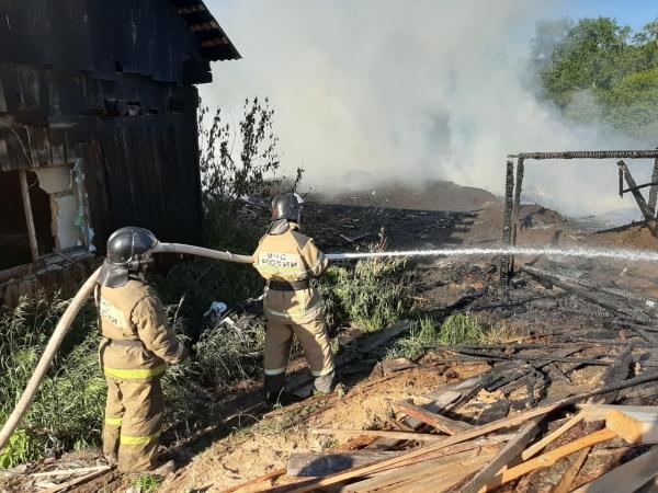 В Екатеринбурге на площади 400 «квадратов» горела пилорама - Фото 3