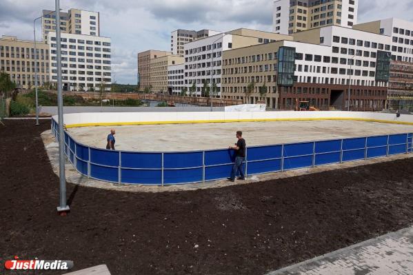 Бюст Григория Речкалова и благоустройство парка XXII Партсъезда. Александр Высокинский объехал Верх-Исетский район - Фото 8