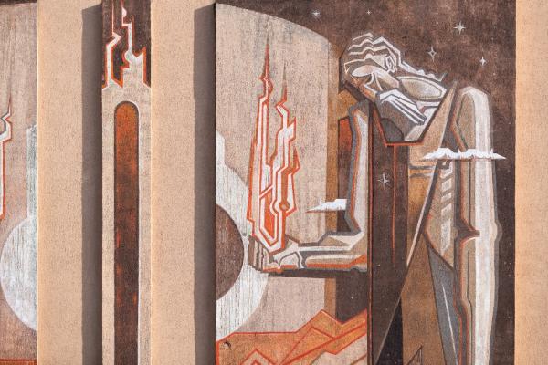 На Эльмаше на стене дома появился гигантский кузнец Гефест - Фото 3