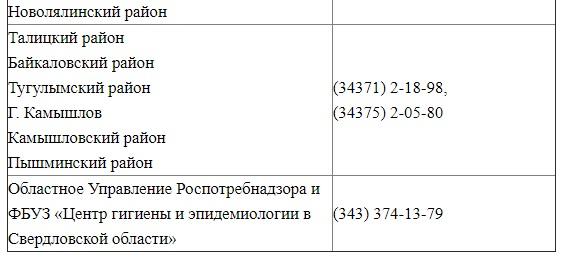 В Свердловской области Роспотребнадзор открыл дополнительные «горячие линии» по коронавирусу - Фото 4
