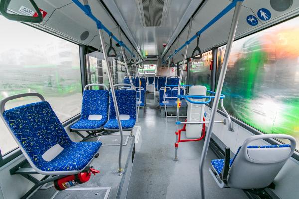 Екатеринбург получил новые автобусы с кондиционерами, интернетом и видеонаблюдением  - Фото 5