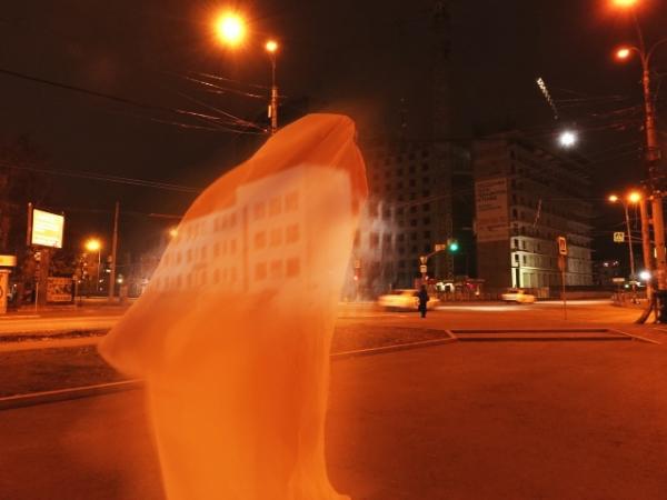 Ночью в Екатеринбурге появились призраки ранее снесенных зданий - Фото 2