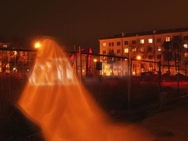 Ночью в Екатеринбурге появились призраки ранее снесенных зданий - Фото 3